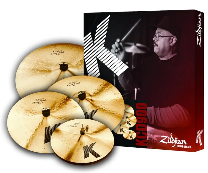 Zildjian KCD900 K Custom Dark 4-Piece Cymbal Box Set Pack Zildjian KCD900 K Custom Dark 4-Piece Cymbal Box Set Pack - Gambar 1