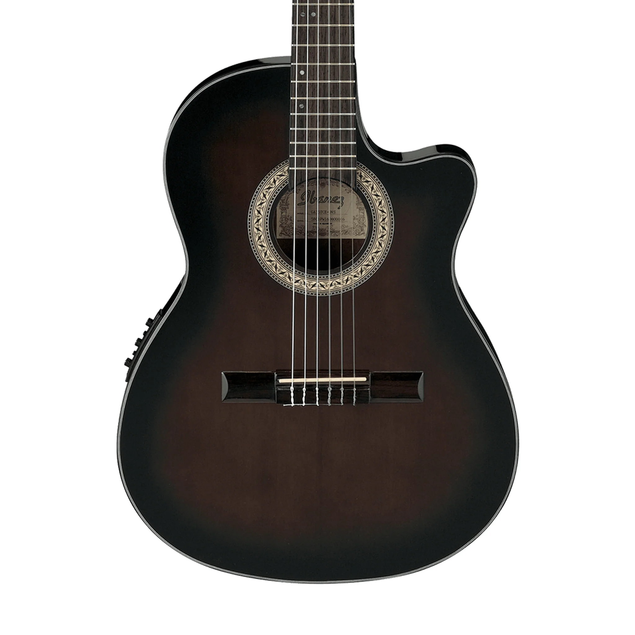 Ibanez GA35TCE DVS Acoustic Electric Thin Line Classical Guitar Dark Violin Sunburst Ibanez GA35TCE DVS Classical Guitar Dark Violin Sunburst - Gambar 1