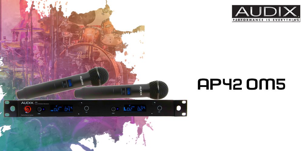 Audix AP42 Performance Series Dual-Channel Wireless System with Two H6 – JG Superstore