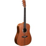 Martin D-X1E X Series Dreadnought Acoustic-Electric Guitar Figured Koa