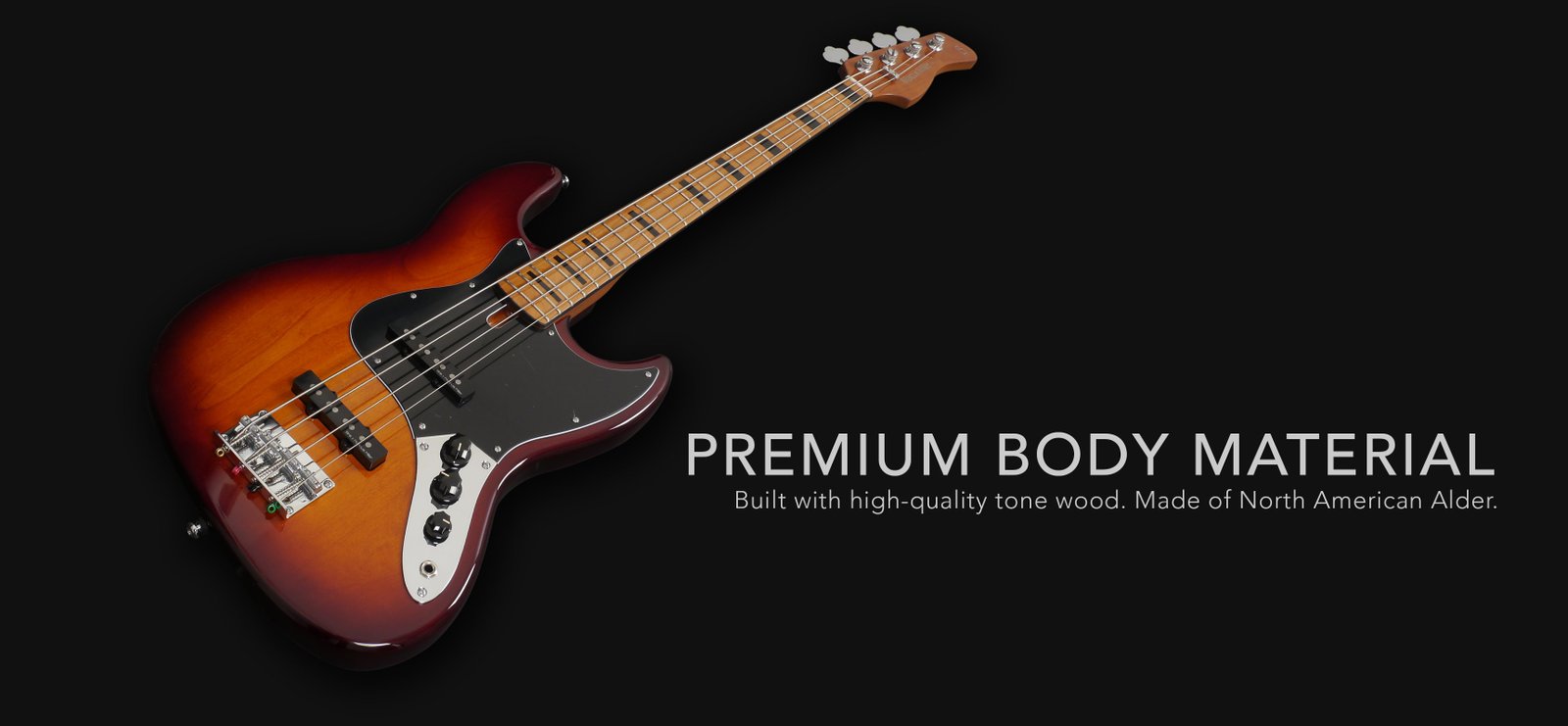 Sire Marcus Miller V5 Alder 4ST - tobacco sunburst Solid body electric bass