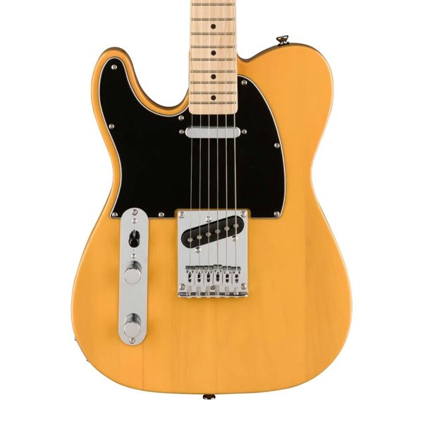 Squier Affinity Telecaster Left Handed Electric Guitar, Maple FB, Butterscotch Blonde 2