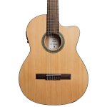Tanglewood EM DC Thinline Classical Acoustic Electric Guitar Nylon with Bag