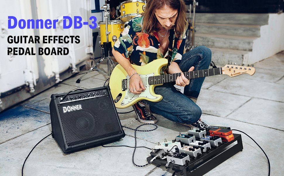 Donner guitar pedal board