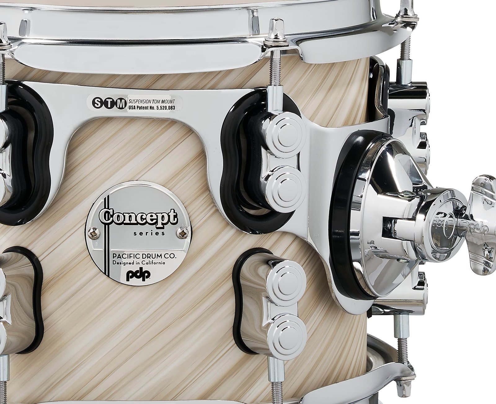 Amazon.com: Pacific Drums & Percussion Drum Set PDP Concept Maple 7-Piece, Twisted Ivory Shell Pack (PDCM2217TI) : Musical Instruments