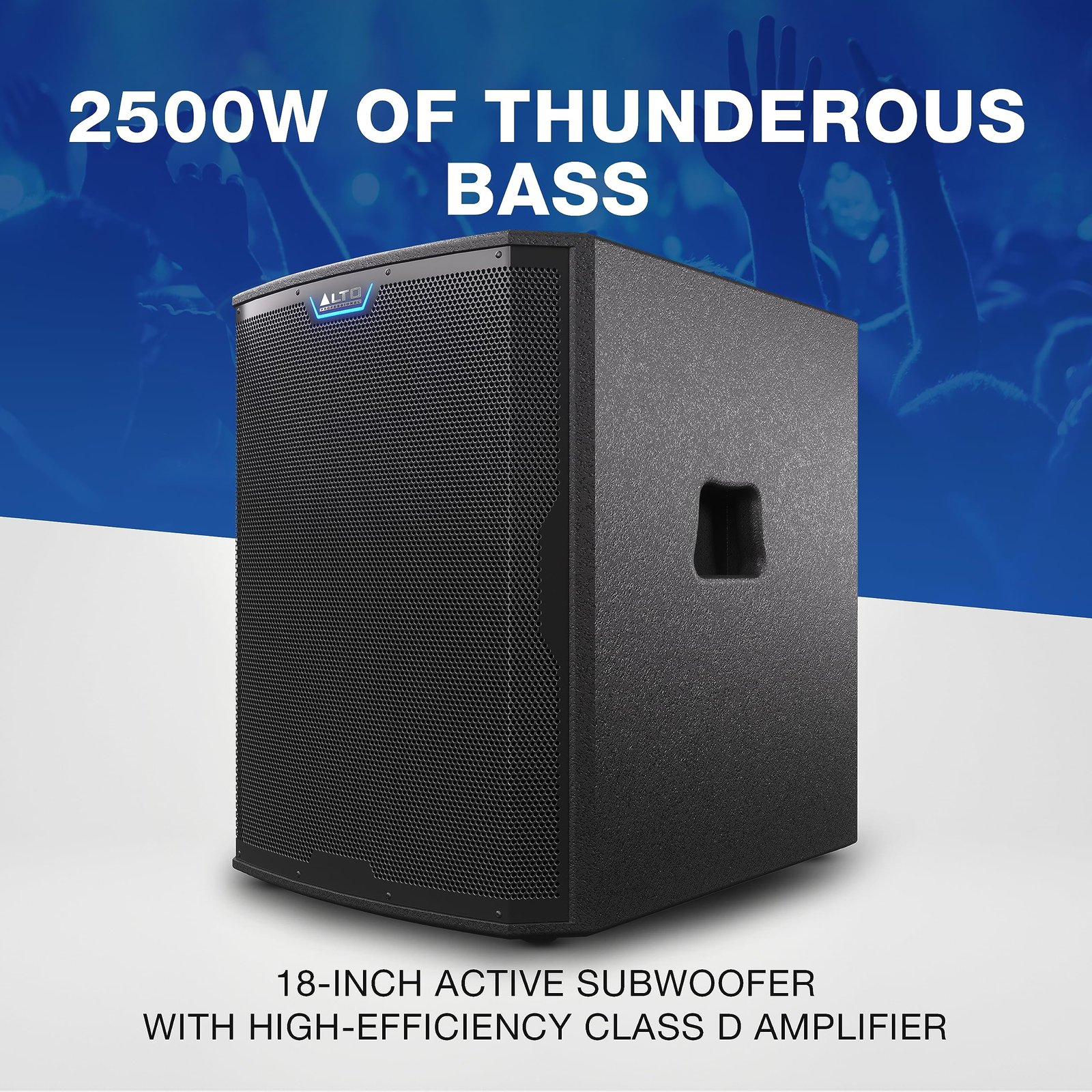 Amazon.com: Alto Professional TS18S - 2500W 18-inch Subwoofer, Powered PA  Speaker with 6 Selectable DSP Modes, Easy Setup, 137 dB, 3" Voice Coil,  Superior Bass : Musical Instruments