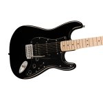Squier Sonic Stratocaster HSS Electric Guitar Maple FB  Black 2