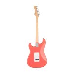 Squier Sonic Stratocaster HSS Electric Guitar Maple FB  Tahitian Coral