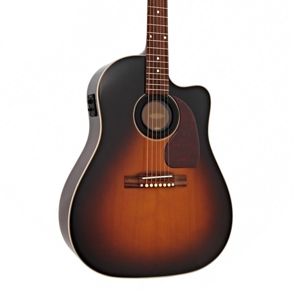 Epiphone JEC All Solid Wood Fishman Presys II Acoustic Electric Guitar Aged Vintage Sunburst Gloss