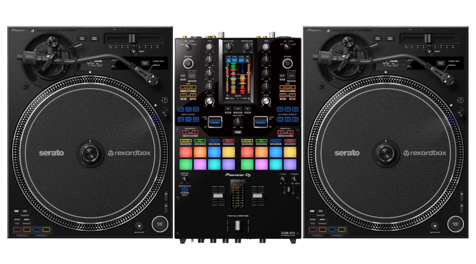 Pioneer DJ PLX-CRSS12 & DJM-S11 Package