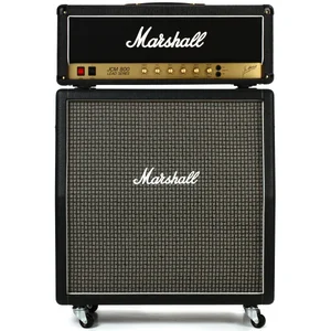 020202 Marshall 1960AX 100 watt 4x12" Angled Extension Cabinet with Greenbacks - Gambar 1