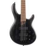 Cort Artisan B4 Element Fretless OPTB Electric Bass, Open Pore Trans Black