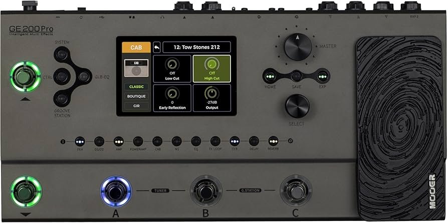 Amazon.com: MOOER GE200 Pro New Gen.4.0 Intelligent Multi Effects Pedal  Guitar Amp Modelling Processor Groove Station, MIDI Function, GE-Could APP,  MNRS Amp Modelling, IR Loader, OTG guitar live streaming : Musical  Instruments