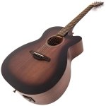 Vintage VEWK Statesboro Paul Brett Parlour Electric Acoustic Guitar Whisky Sour