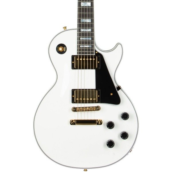 Gibson Custom Les Paul Custom Electric Guitar with Case Alpine White