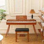 Donner DDP 80 PRO Digital Piano with 88 Hammer Keys Retro Aesthetic - Gambar 5