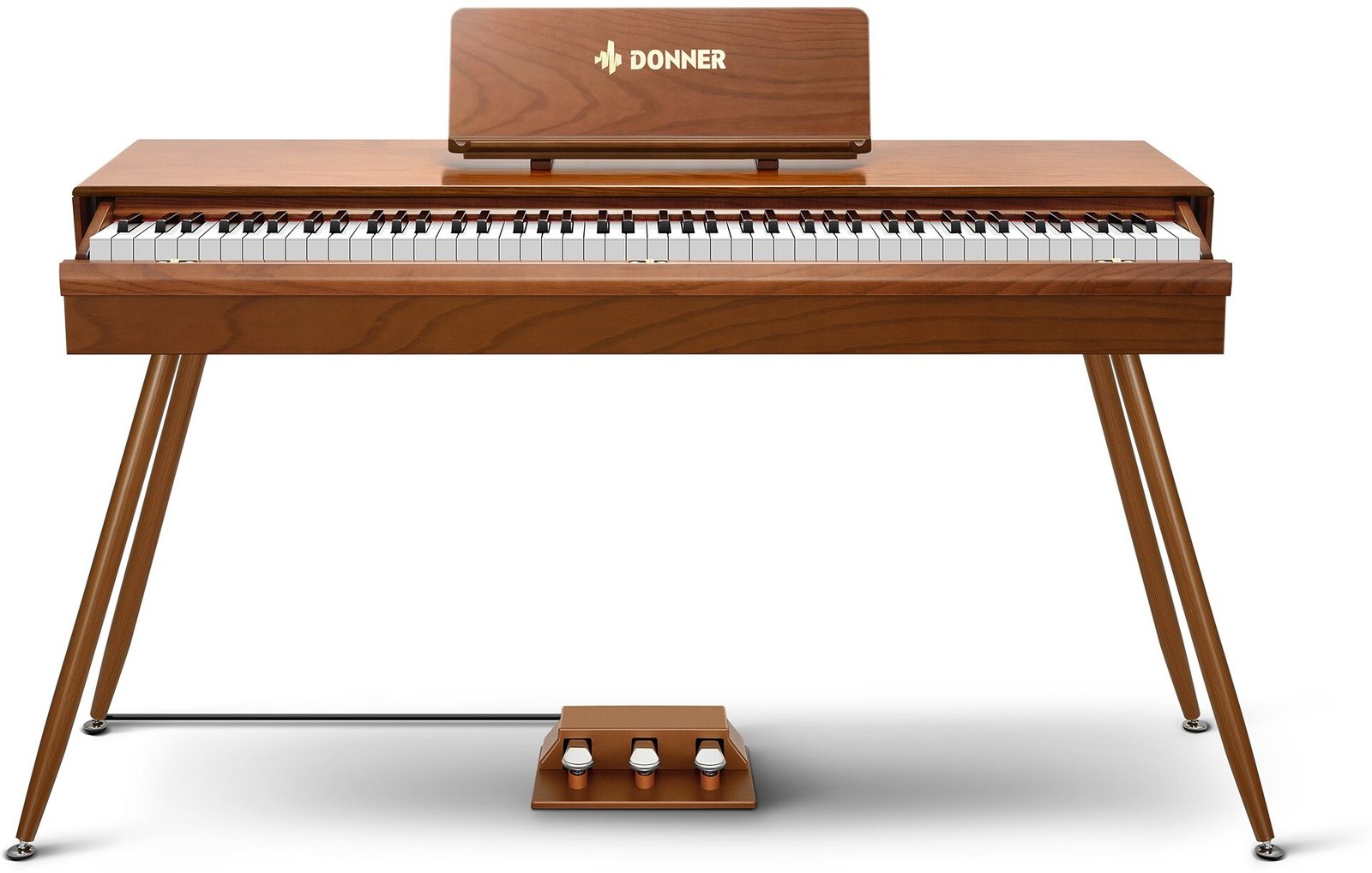 DDP 80 PRO Donner DDP 80 PRO Digital Piano with 88 Hammer Keys Retro Aesthetic - Gambar 1