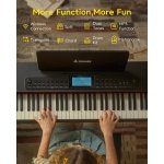 Donner DDP 95 88 Key Weighted Hammer Upright Digital Piano, Black - Gambar 5