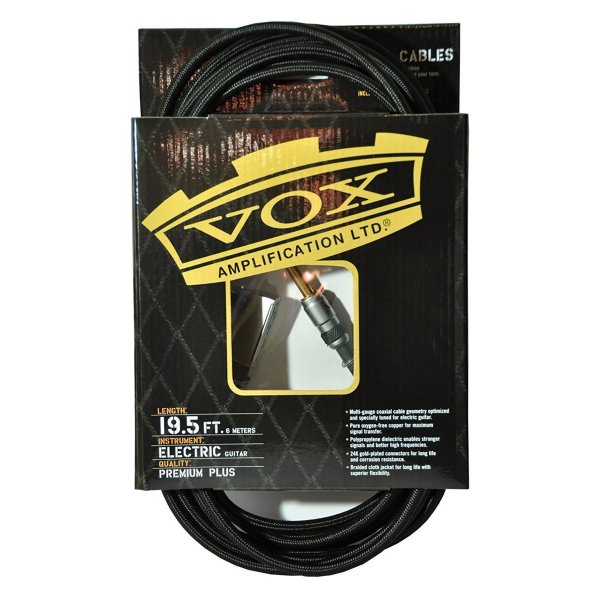 Vox VGC19 Class A Curl Cord Type Electric Guitars Cable 6M