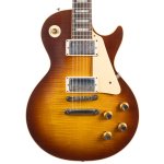 Gibson Custom 1960 Les Paul Standard Reissue VOS Electric Guitar with Case, Iced Tea Burst