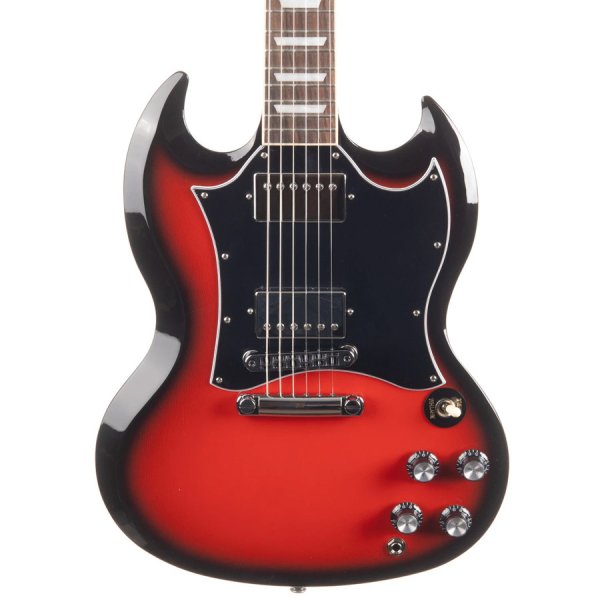 Gibson SG Standard Electric Guitar with Gigbag, Cardinal Red Burst
