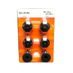 1CorToNe Cymbal Pad Quick release with Pad, Black