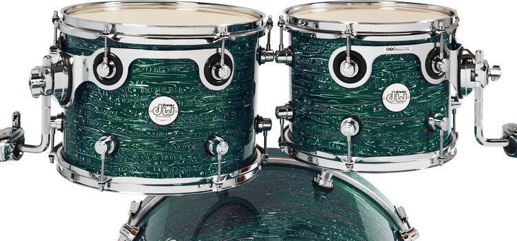 DW DDFP2214GS Design Series 4-piece Shell Pack - Strata Green - Sweetwater Exclusive