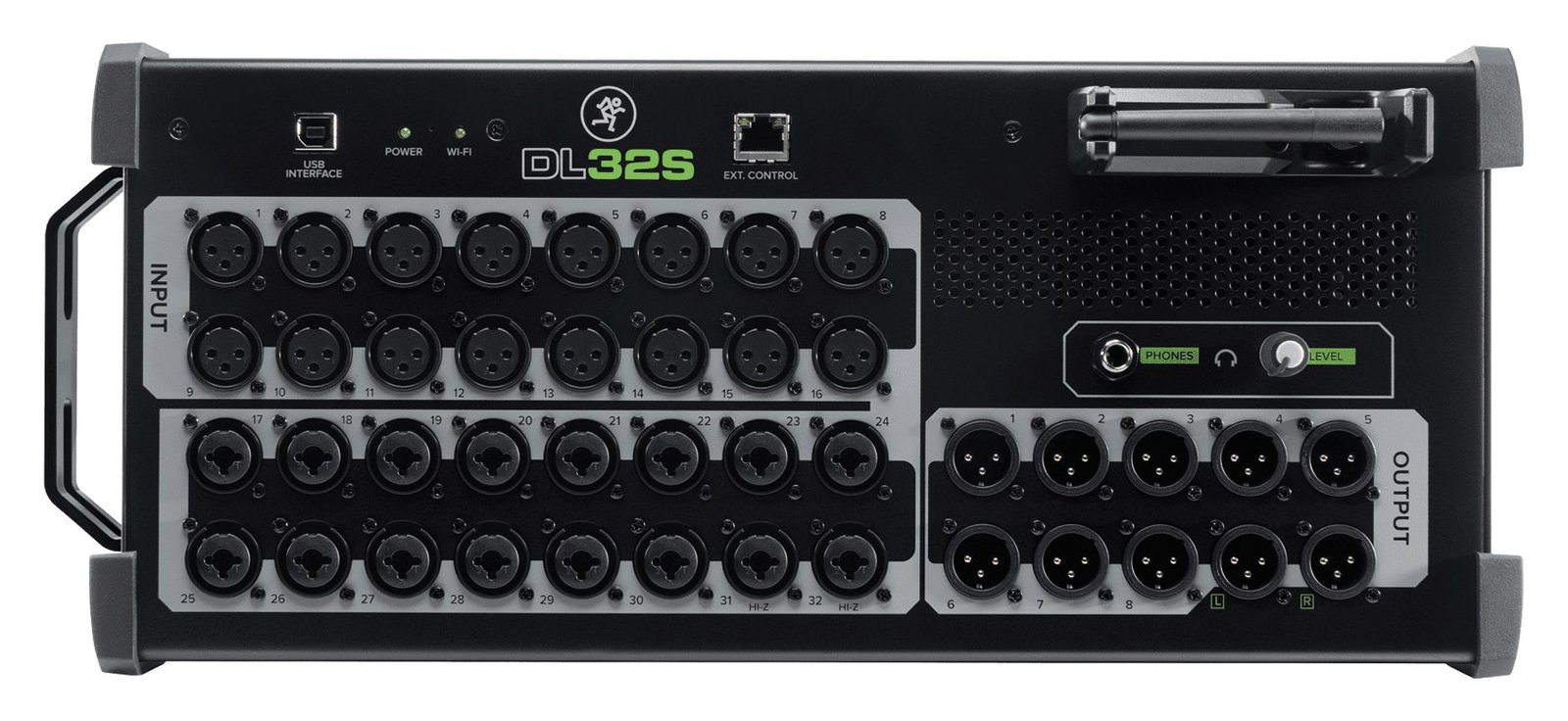 MACKIE DL32S MIXER Digital, 32-channel, stagebox/4U rackmount, DSP, Wi-Fi contro