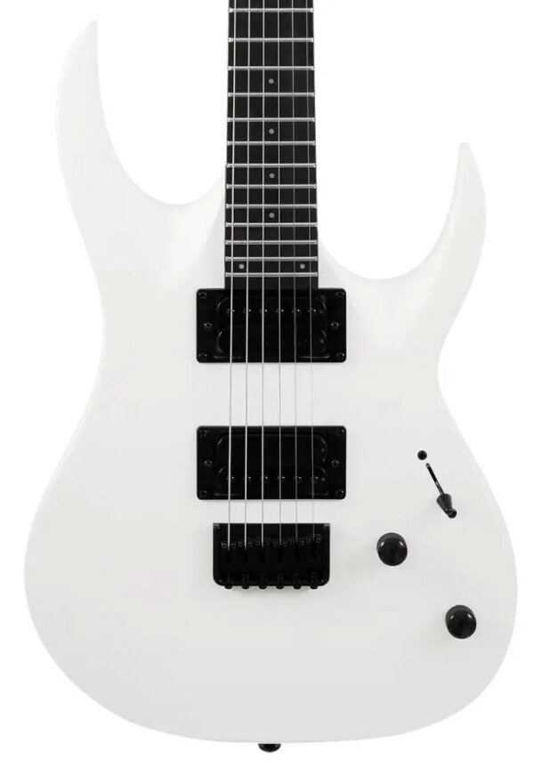 S by Solar AB4.6WE Electric Guitar in White Matte