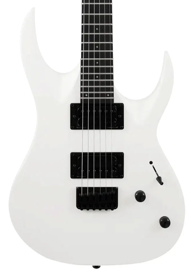 S by Solar AB4.6WE Electric Guitar in White Matte
