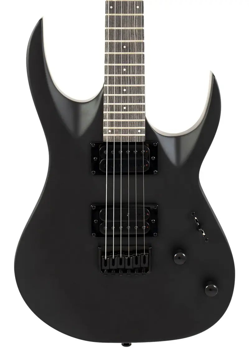 S by Solar AB4.6CE Carbon Black Matte 6 String Electric Guitar