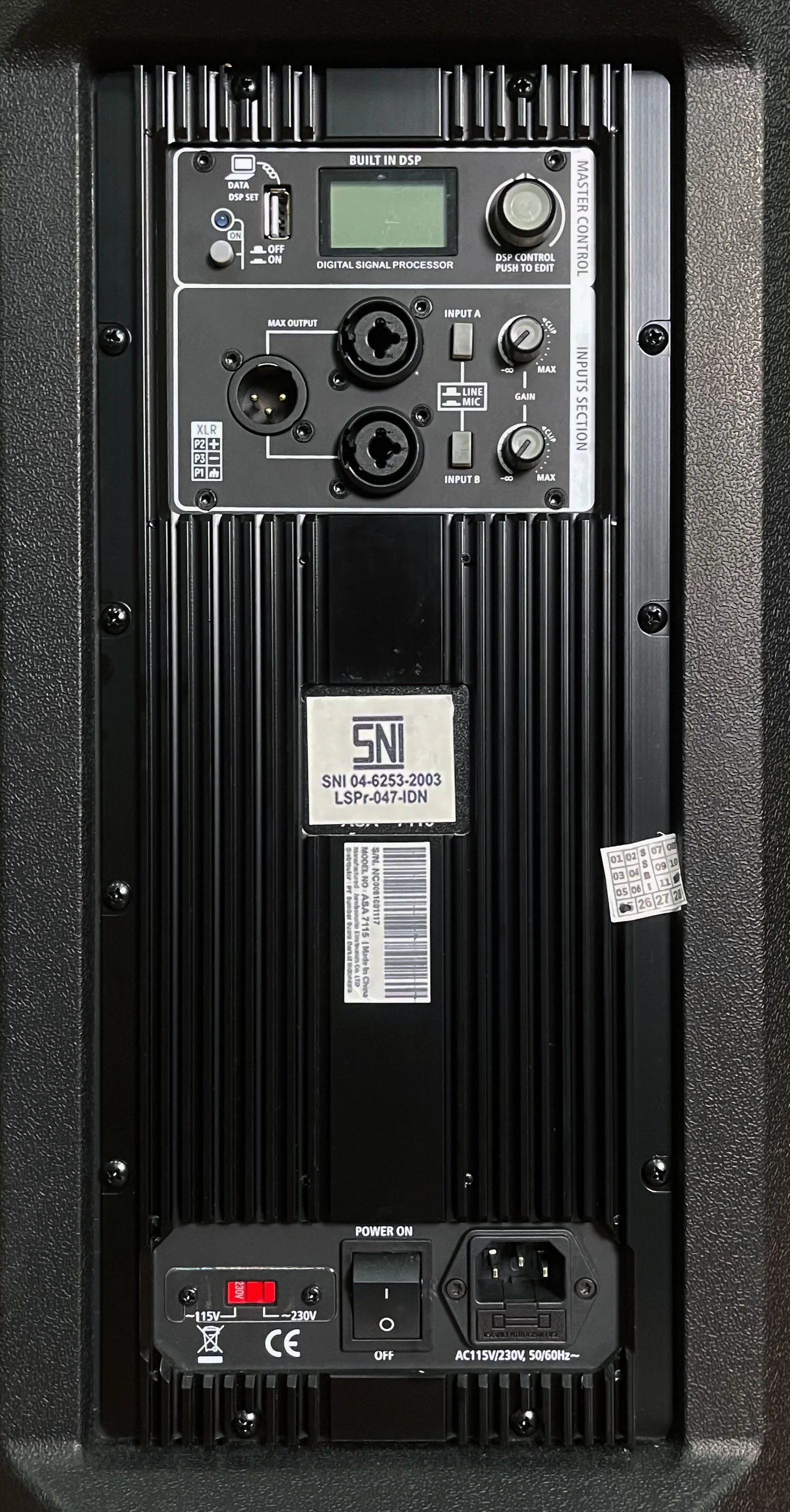 Sound Art  ASA 7115 Class-D 15 inch 500 watt Active Speaker