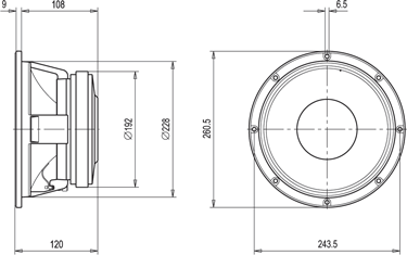 Beyma 10Mi100 Drawing