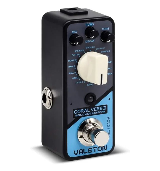Valeton Coral Verb 2 Digital Reverb Guitar Effects Pedal