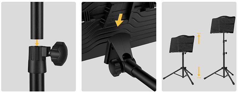 Donner DMS-1 Portable Metal Music Stand User Manual