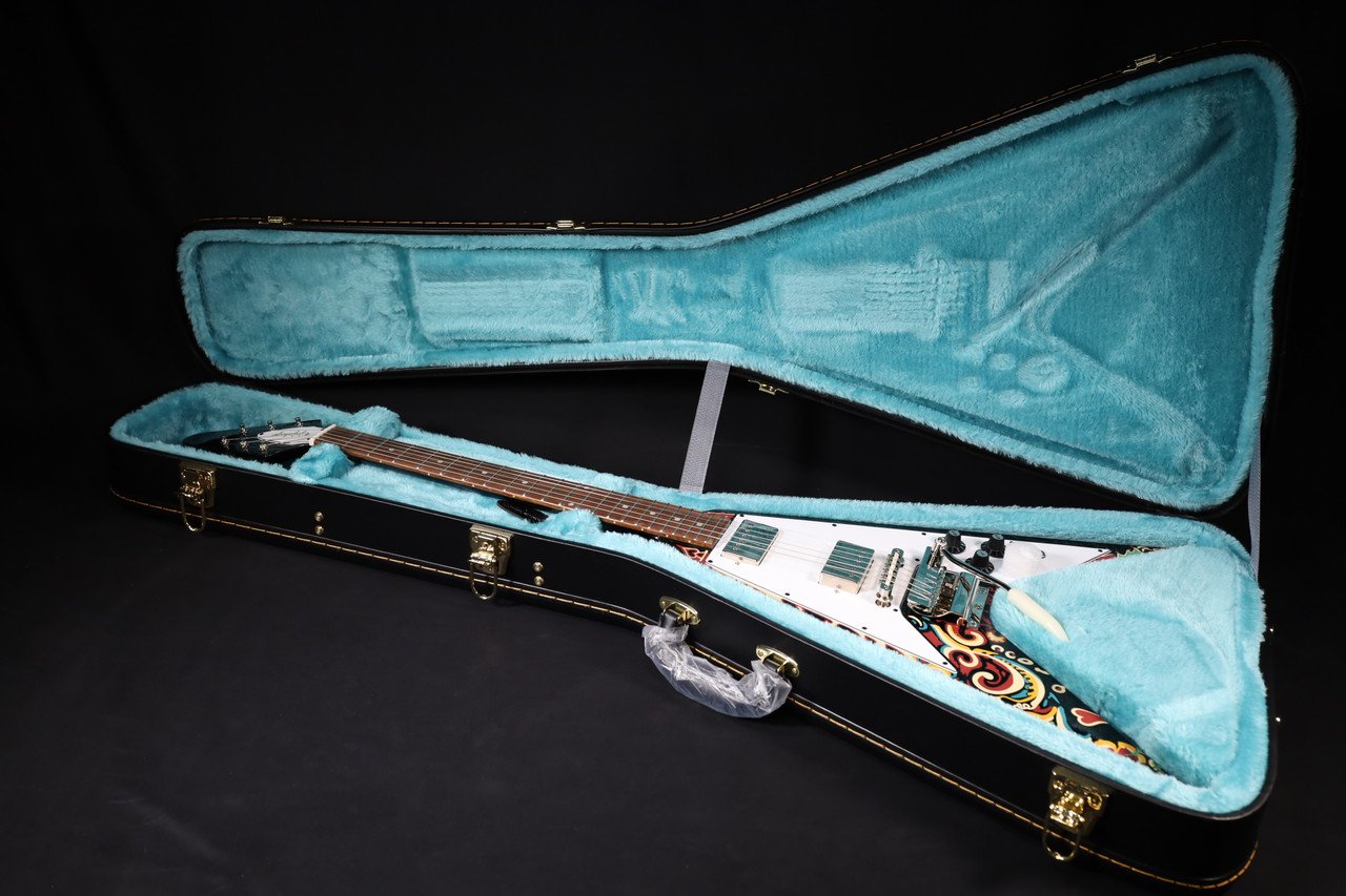 Epiphone Jimi Hendrix ''Love Drops'' Flying V Signature Elecric Guitar  Mahogany 970 - Liberty Music