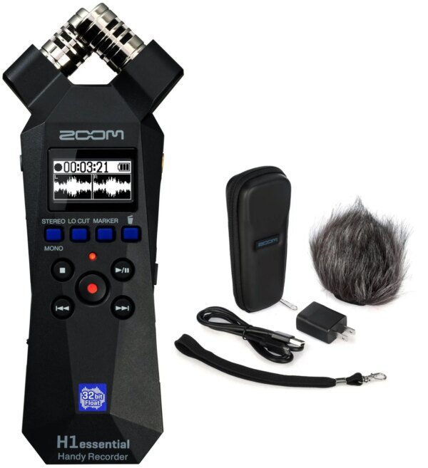 Zoom H1e Essential Portable Recorder with APH1e Accessory Pack