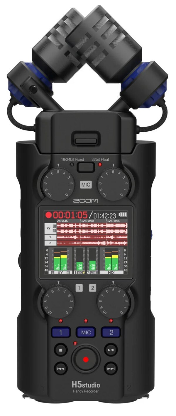 Zoom H5studio Field Recorder with APH 5 Accessory Pack
