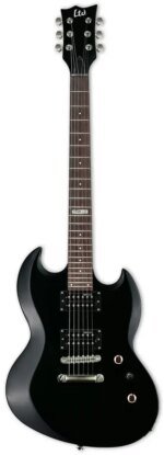 LTD Viper 10 Kit Electric Guitar with Bag, Black