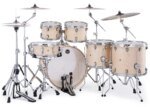 Mapex Mars Maple MM628SFU NW 6 Piece Studioease Drum Set, Natural Satin