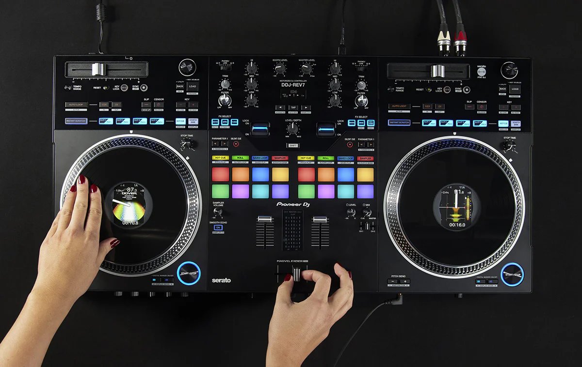 Pioneer DDJ-REV7 Battle-Style 2-Ch Pro DJ Controller for Serato DJ Pro