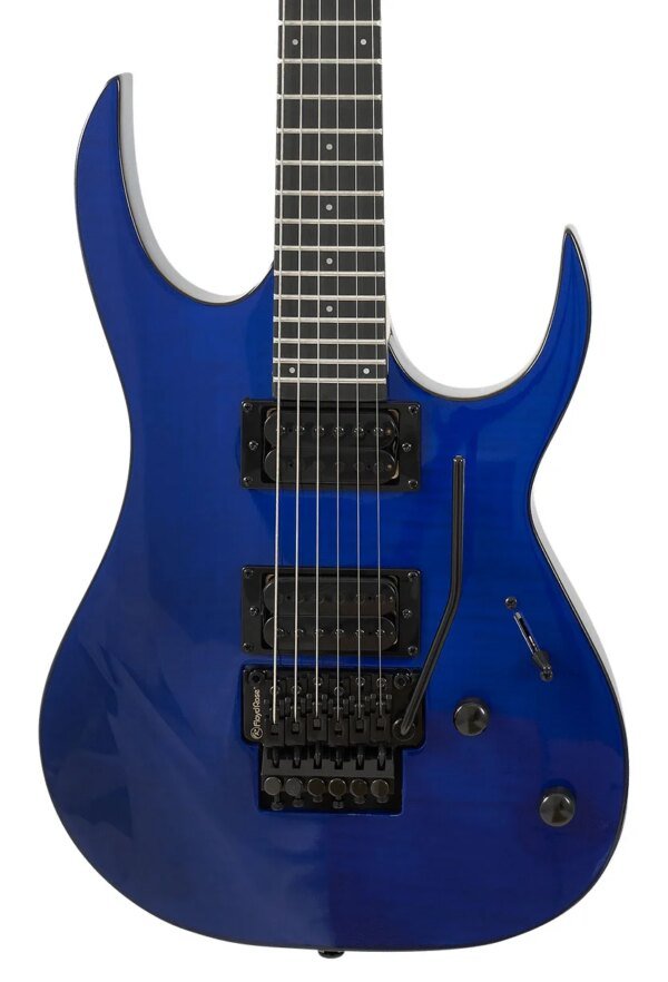 S by Solar SB4.6FRFBL Flame Blue 6 String Electric Guitars