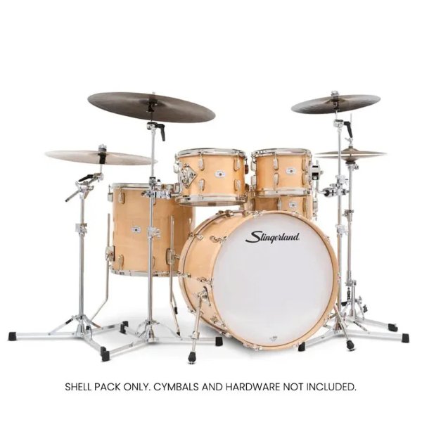 Slingerland Studio King 5 Piece Shell Pack, Ventura Sand Lacquer