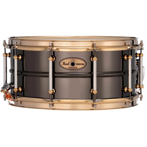 Pearl Sensitone STHNSF1465 14"x6.5"  Limited Edition Snare Drum, Black
