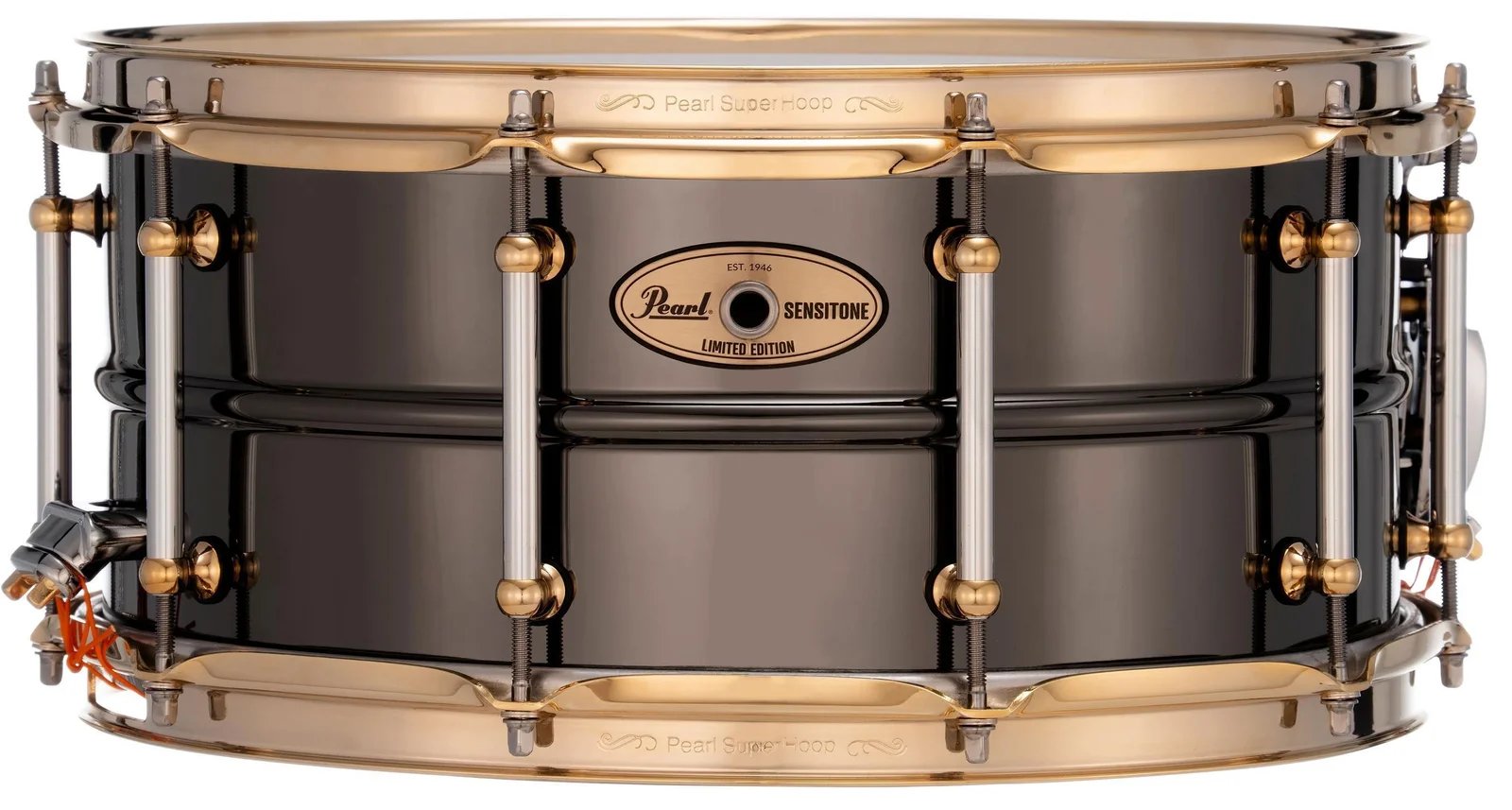 Pearl Sensitone STHNSF1465 14"x6.5"  Limited Edition Snare Drum, Black
