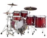 Pearl Session Studio Select 6 Piece Drum Set, Antique Crimson Burst