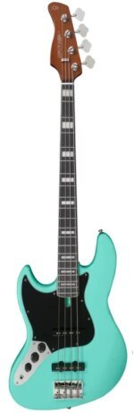 Sire Marcus Miller V5R 4 String LH Rosewood Left Handed Electric Bass, Mild Green
