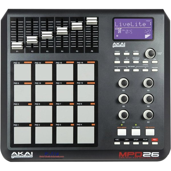 products akai mpd26 performance pad controller a87987