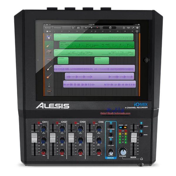products alesis io mix 4 channel mixer recorder for ipad a162060