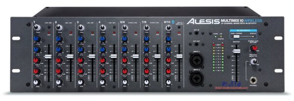 Alesis MultiMix 10 Wireless Rackmount 10-Channel Mixer with Bluetooth